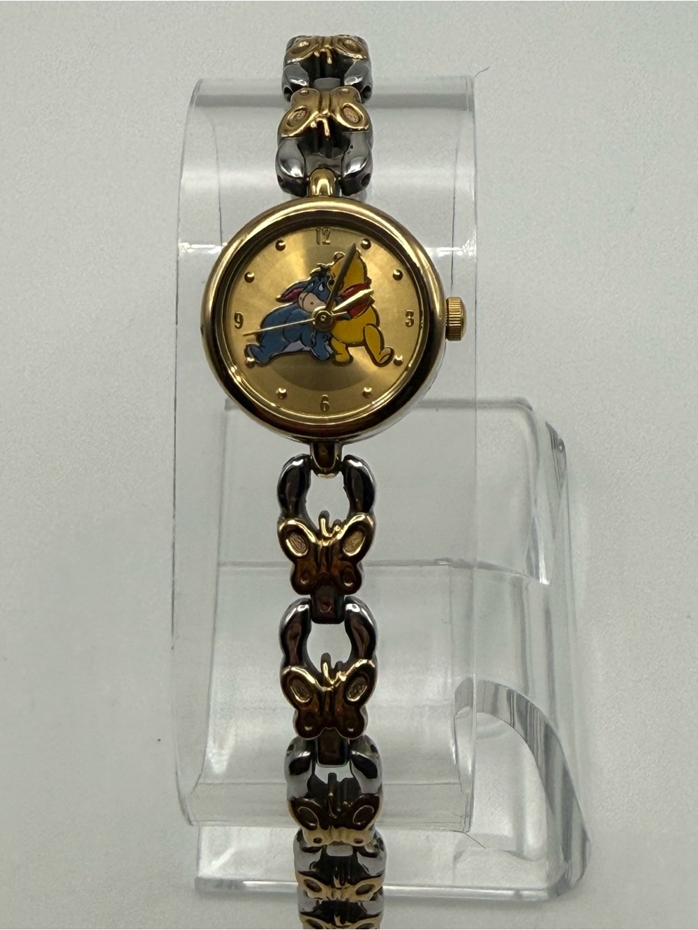 Vintage Disney Winnie Pooh Eeyore MC0127 SII Seiko Butterfly Watch 5.5โ